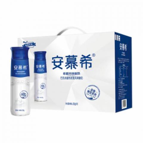 伊利 安慕希 高端暢飲型希臘風(fēng)味酸奶原味 230g*10瓶/禮盒裝