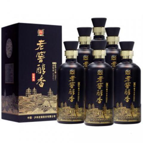 瀘州老窖 老窖醇香 鑒藏裝 白酒 52度 500ml*6瓶 整箱裝 (內(nèi)含禮品袋)