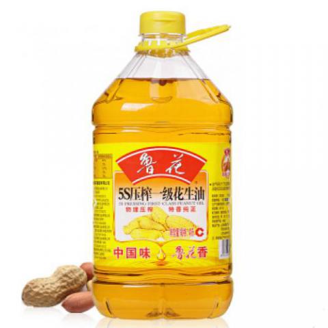 魯花 食用油 5S 物理壓榨 壓榨一級 花生油4L （新老包裝隨機(jī)發(fā)放）