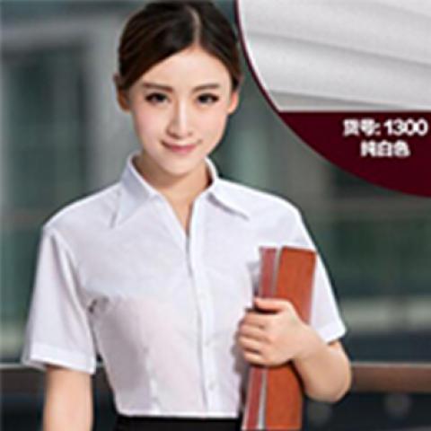 白襯衫女短袖2014新款夏裝女襯衣大碼工作服